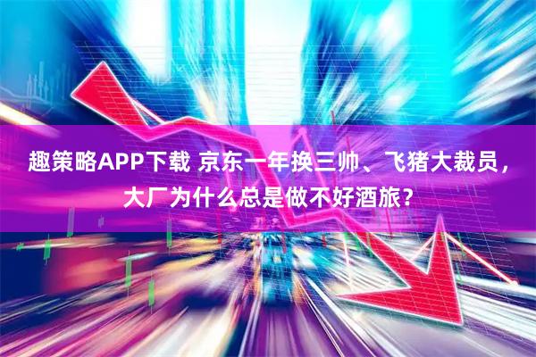 趣策略APP下载 京东一年换三帅、飞猪大裁员，大厂为什么总是做不好酒旅？